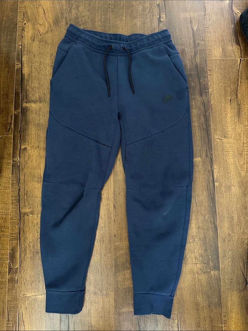 Unisex Nike Navy Blue Jogger Sweatpants with Drawstring - Size S